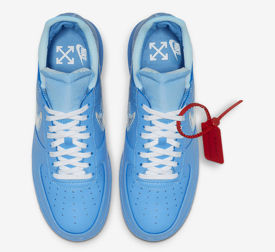 OFF-WHITE X NIKE AIR FORCE UNIVERSITY BLUE