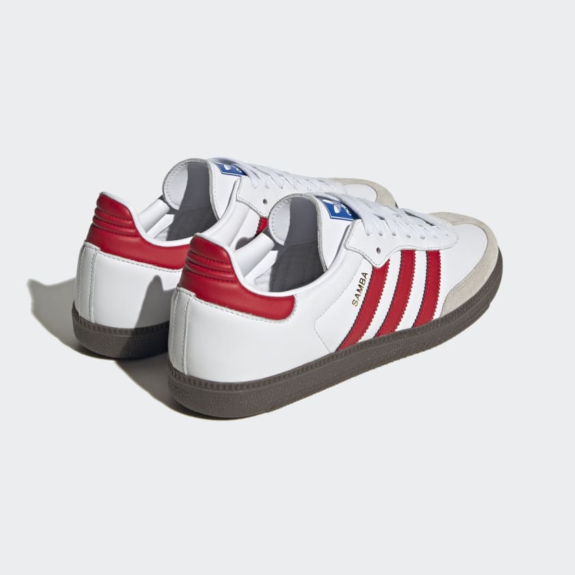 ADIDAS SAMBA OG WHITE SCARLET