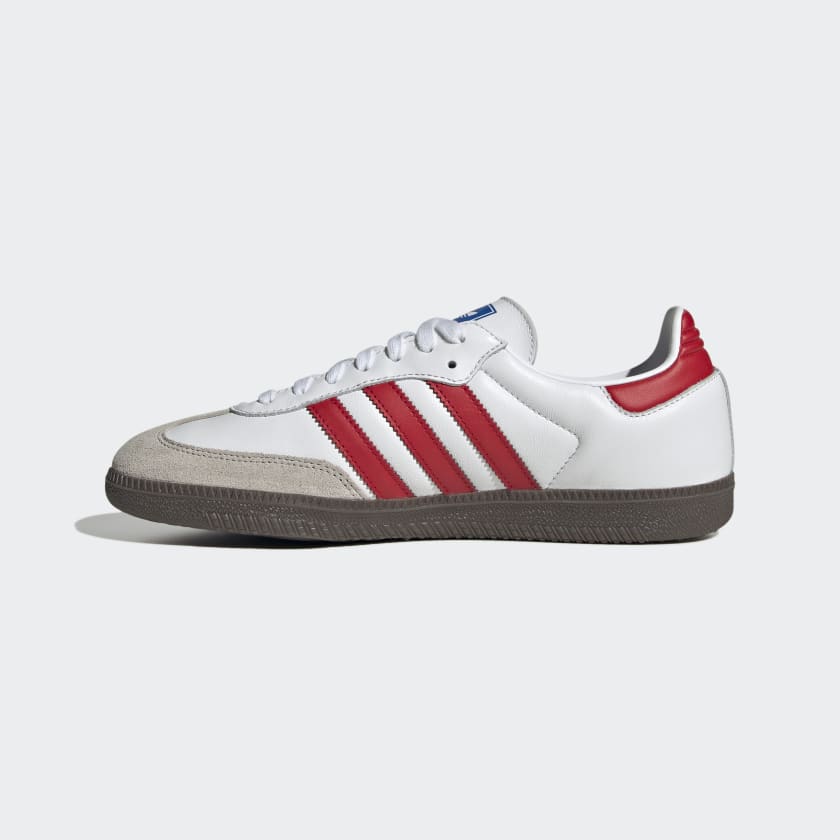 ADIDAS SAMBA OG WHITE SCARLET