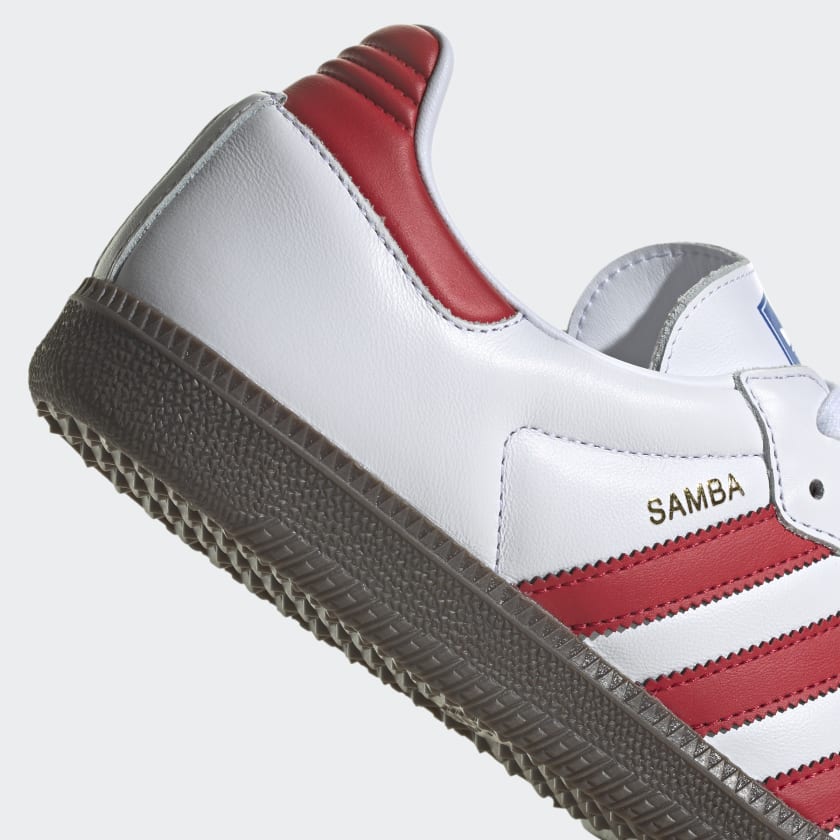 ADIDAS SAMBA OG WHITE SCARLET