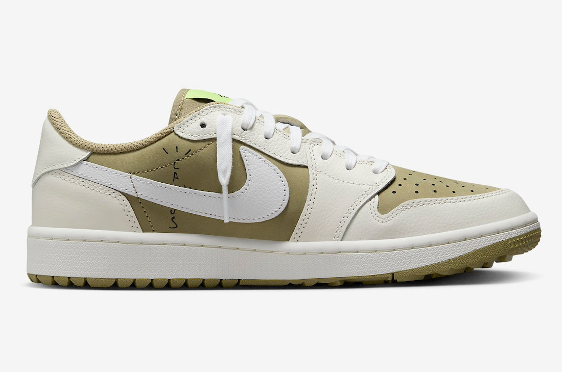 TRAVIS SCOTT X AIR JORDAN 1 RETRO LOW GOLF NEUTRAL OLIVE