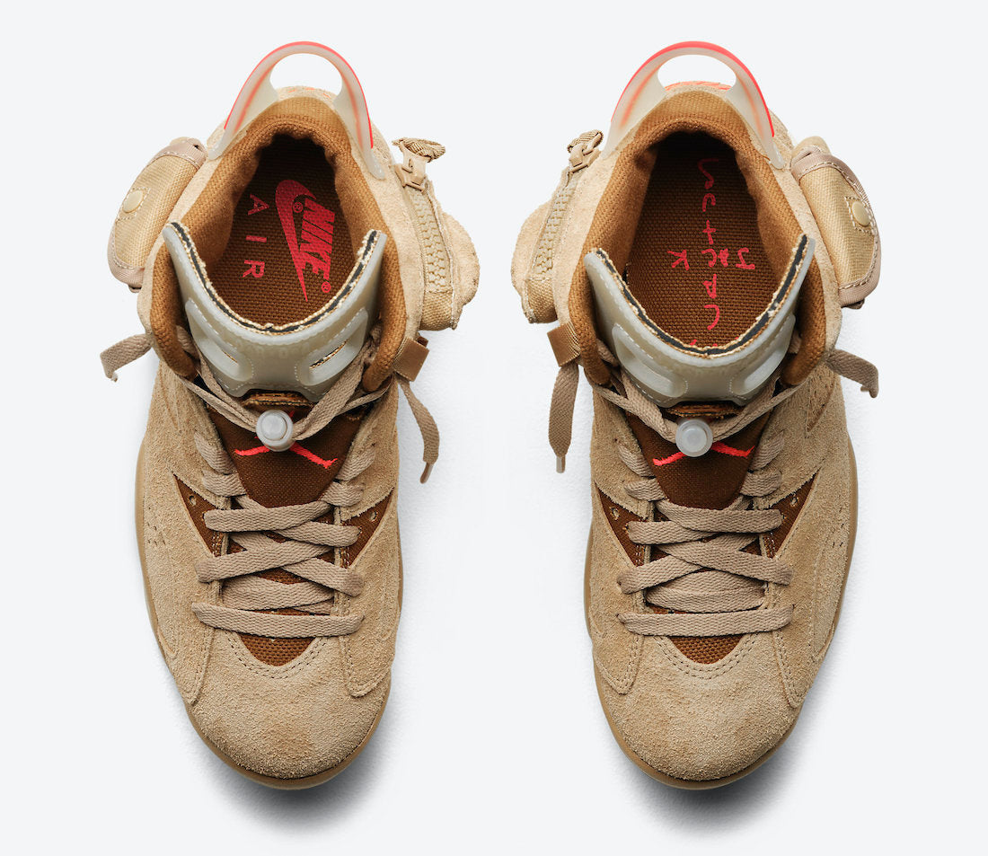 TRAVIS SCOTT X AIR JORDAN 6 BRITISH KHAKI