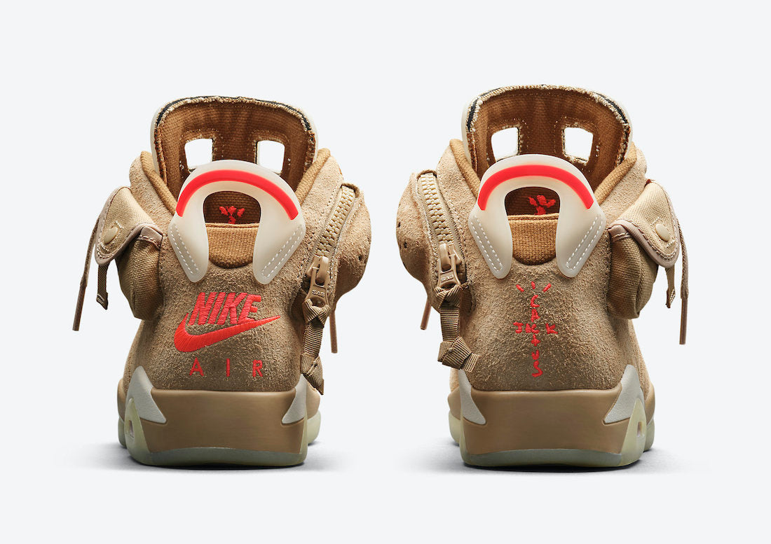 TRAVIS SCOTT X AIR JORDAN 6 BRITISH KHAKI