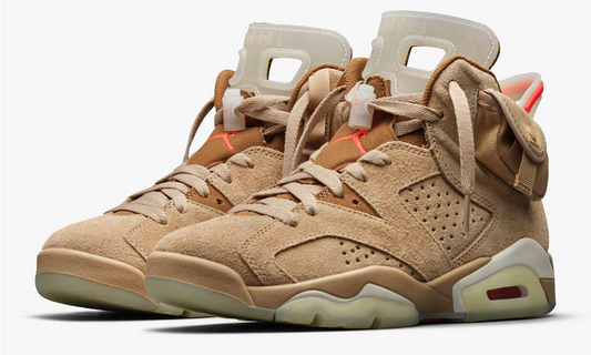 TRAVIS SCOTT X AIR JORDAN 6 BRITISH KHAKI