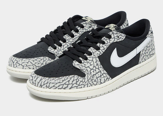 AIR JORDAN 1 LOW BLACK ELEPHANT