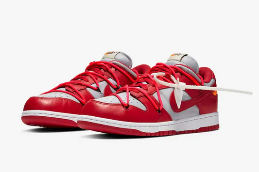 OFF-WHITE X NIKE DUNK LOW UNIVERSITY RED