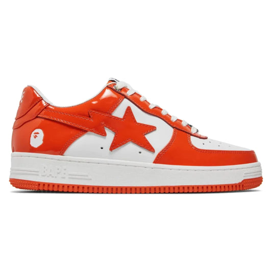 BAPE STA PATENTE ORANGE WHITE