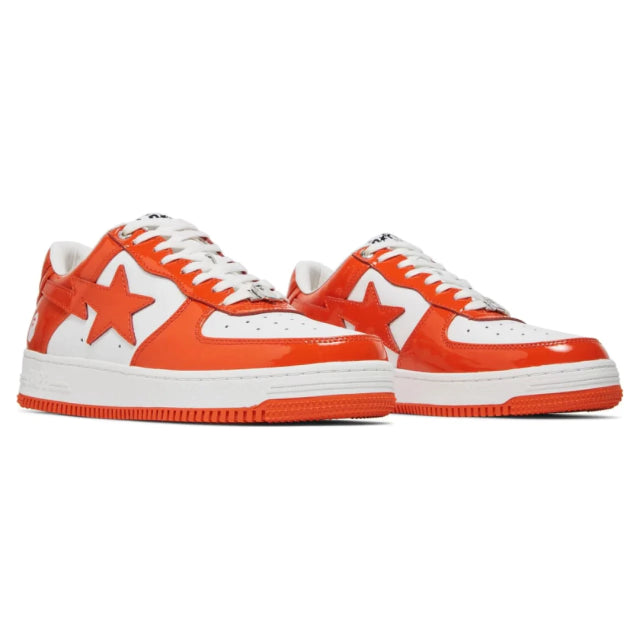 BAPE STA PATENTE ORANGE WHITE