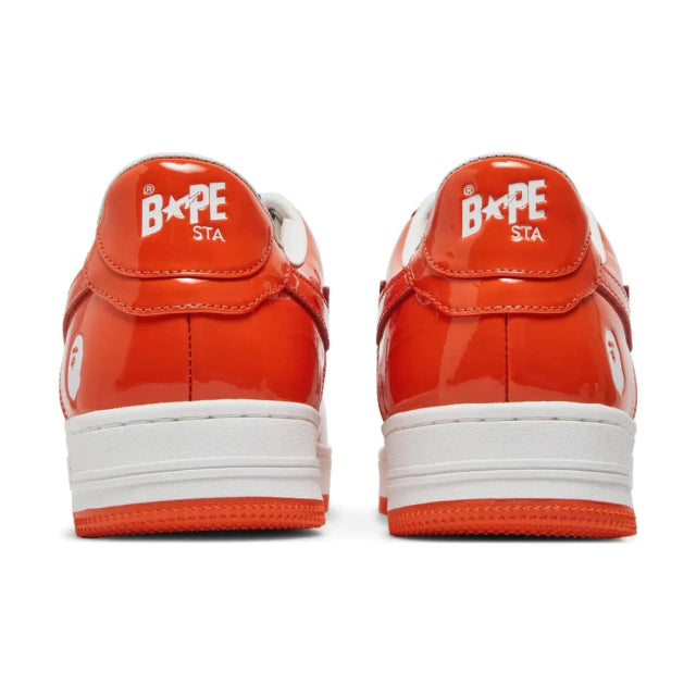 BAPE STA PATENTE ORANGE WHITE