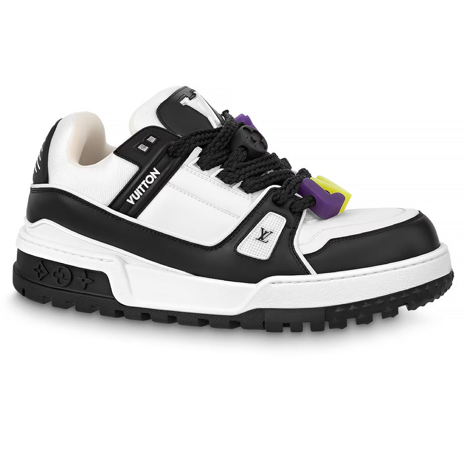 LOUIS VUITTON TRAINER MAXI BLACK AND WHITE