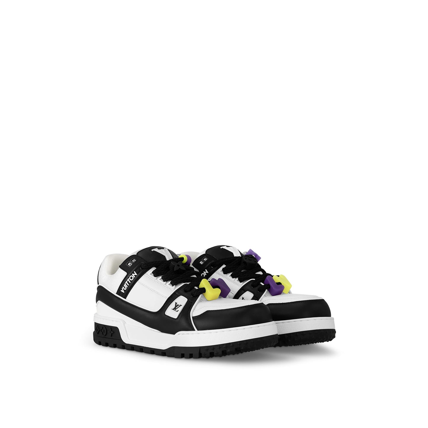 LOUIS VUITTON TRAINER MAXI BLACK AND WHITE